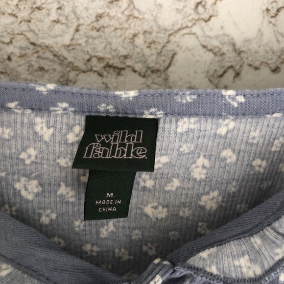 Wild Fable Romantic Bodysuit - light blue/white - Picture 3 of 10